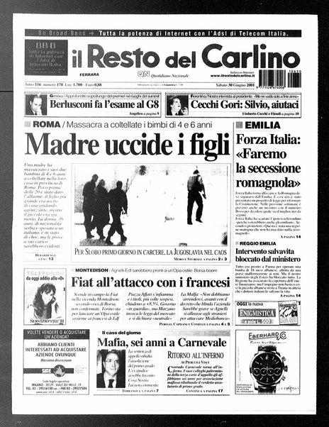 Il Resto del Carlino : giornale dell'Emilia